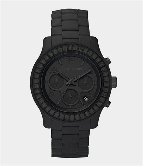 michael kors black sandstone watch|Michael Kors watches all black.